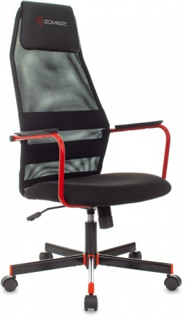 Кресло игровое Zombie One черный TW-01 3C11 сетка/ткань 
