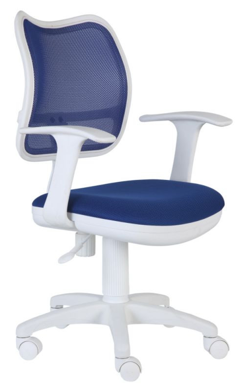 Детское Кресло Бюрократ CH-W797 Цвет Синий (TW-10)   , Ролики {P137}