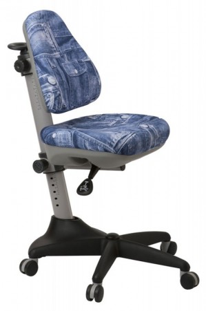 Кресло Бюрократ KD-2 Цвет Cиний Джинса 50-31, Ролики {P137}