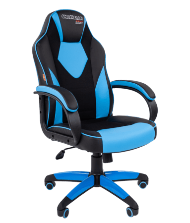 Кресло Chairman Game 17 Цвет Голубой