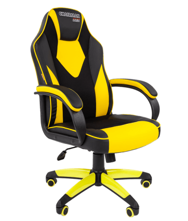 Кресло Chairman Game 17 Цвет Желтый