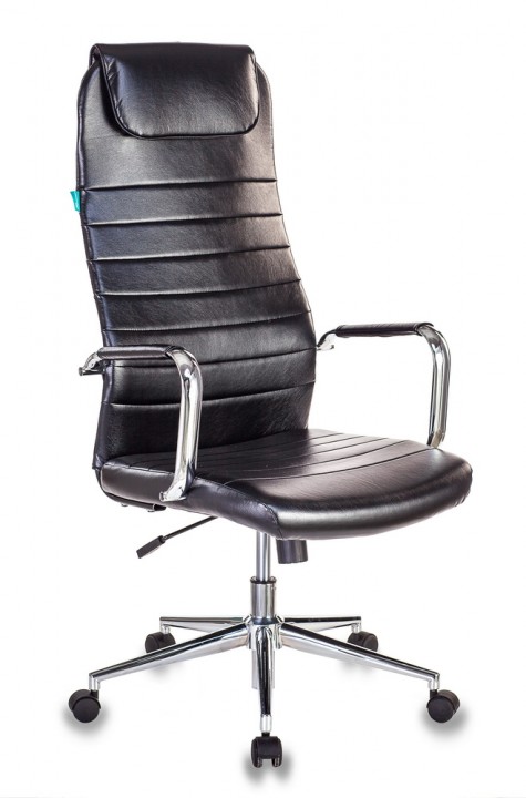 Кресло руководителя Бюрократ KB-9N Эко Кожа Цвет Черный