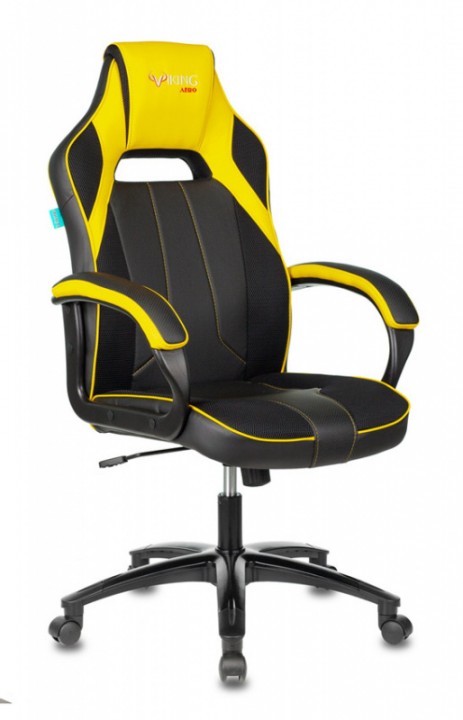 Кресло Бюрократ VIKING 2 AERO Цвет Желтый