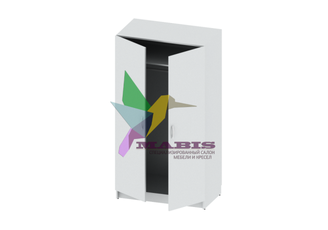 Шкаф для документов закрытый 185в80ш36гл Цвет ДСП Серый