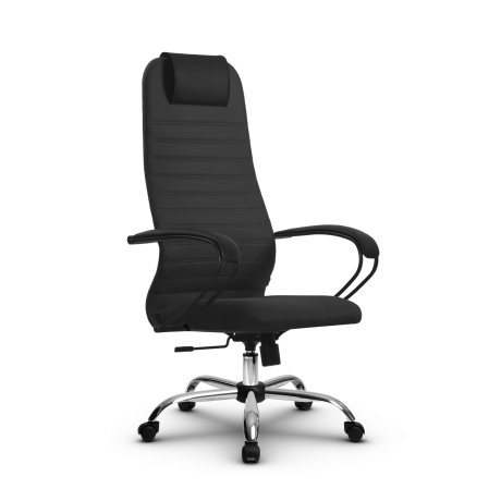 Кресло Метта BP-10 Цвет Серый тёмный (21)  Крестовина Пятилучие металл хром