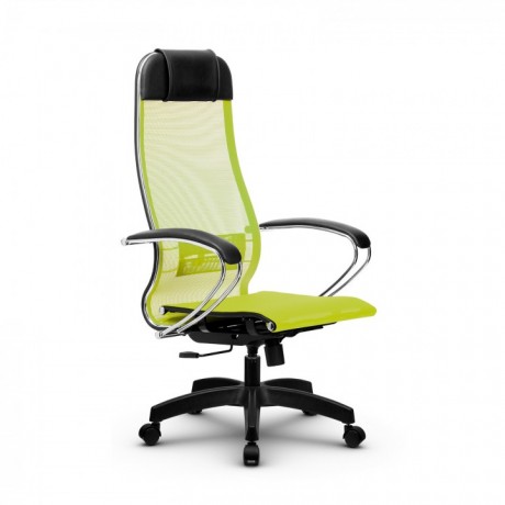 Кресло Метта Комплект 4 Цвет Лайм-Сетка Крестовина Пятилучие пластик