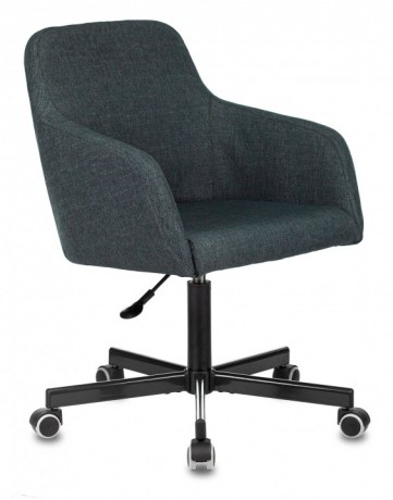  Кресло Бюрократ CH-380M Текстиль  Цвет синий шторм 38-416