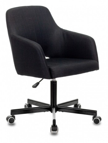  Кресло Бюрократ CH-380M Текстиль  Цвет Черный 38-418