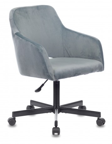  Кресло Бюрократ CH-380M Текстиль  Цвет Голубая сталь 21