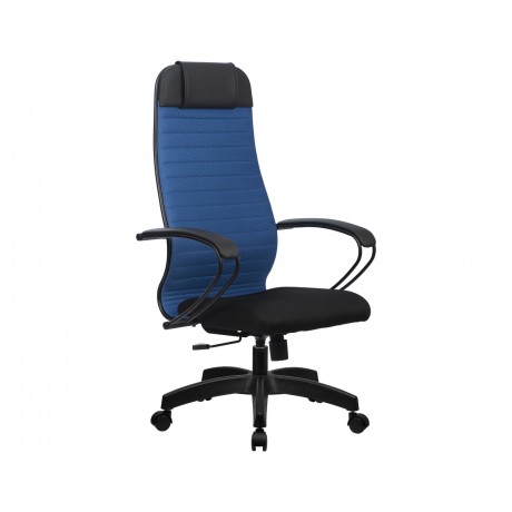 Кресло Метта Комплект 21  Цвет Синий (23) Крестовина Пятилучие пластик