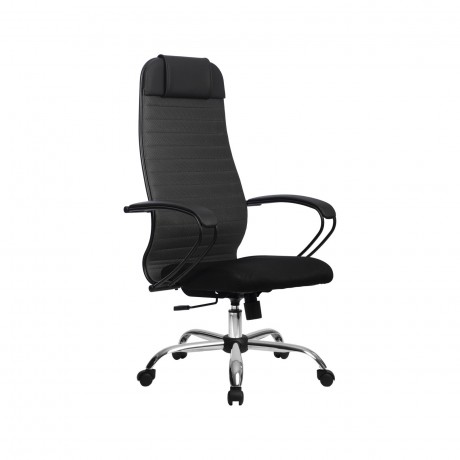 Кресло Метта Комплект 21  Цвет Серый тёмный (21)  Крестовина Пятилучие металл хром