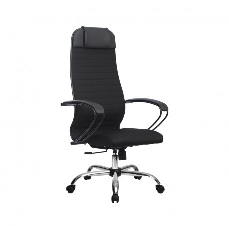 Кресло Метта Комплект 21  Цвет Чёрный (20) Крестовина Пятилучие металл хром