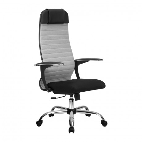 Кресло Метта Комплект 22 Цвет Серый светлый (24) Крестовина Пятилучие металл хром