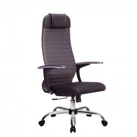 Кресло Метта Комплект 22 Цвет Серый тёмный (21)  Крестовина Пятилучие металл хром