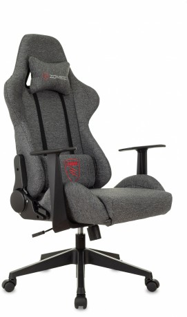 Кресло игровое Zombie Neo серый 3C1