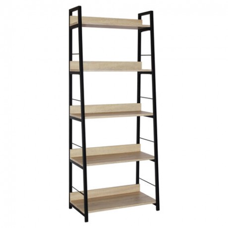 Стеллаж на металлокаркасе BRABIX "LOFT SH-003", 600х350х1500 мм, 5 полок