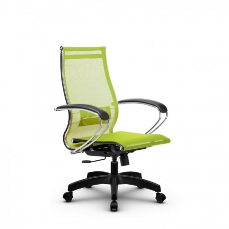 Кресло Метта Комплект 9 Цвет Лайм-Сетка Основание Ролики Пласт, Крестовина Пласт, газ-патрон ч\м 20 СМ,Топ-Ган)