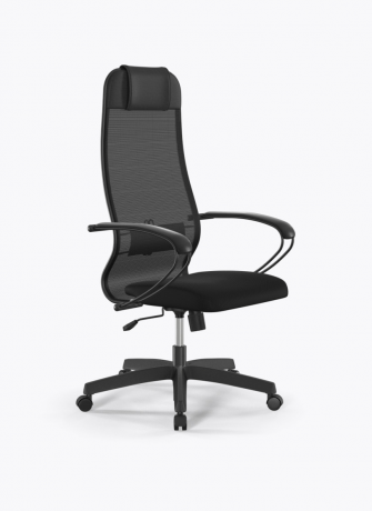 Кресло ErgoLife Сетчатая ткань (Сиденье Черное) Сетчатая ткань Х2 (Спинка) Цвет Чёрный (20)