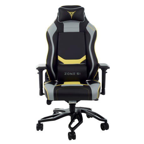 Кресло компьютерное игровое ZONE 51 Cyberpunk YG Yellow-grey