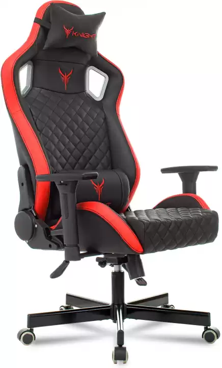 Кресло игровое Knight Outrider эко. кожа Цвет Красный