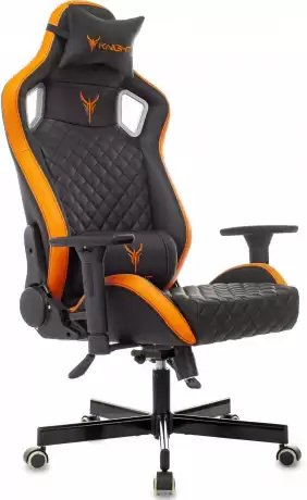 Кресло игровое Knight Outrider эко. кожа Цвет Оранжевый
