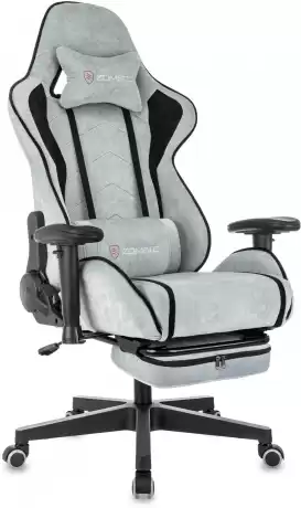 Кресло игровое Zombie Drift/F Цвет Серо-Голубой 330ТК