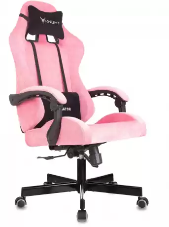 Кресло игровое Terminator Цвет Розовый 330Вельв