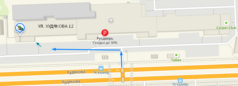 Вход, Карта проезда Мабис74