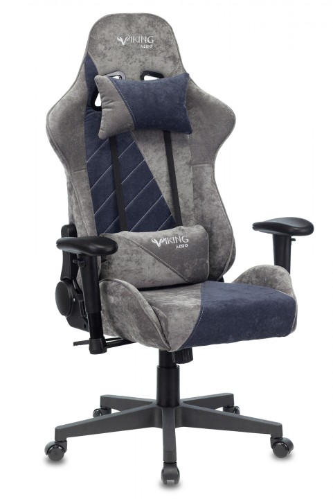 Кресло игровое Zombie VIKING X Fabric серый